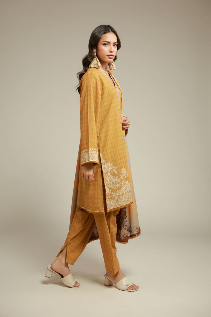 Embroidered | Dobby | Tailored 3-Piece Set | USD 85.00