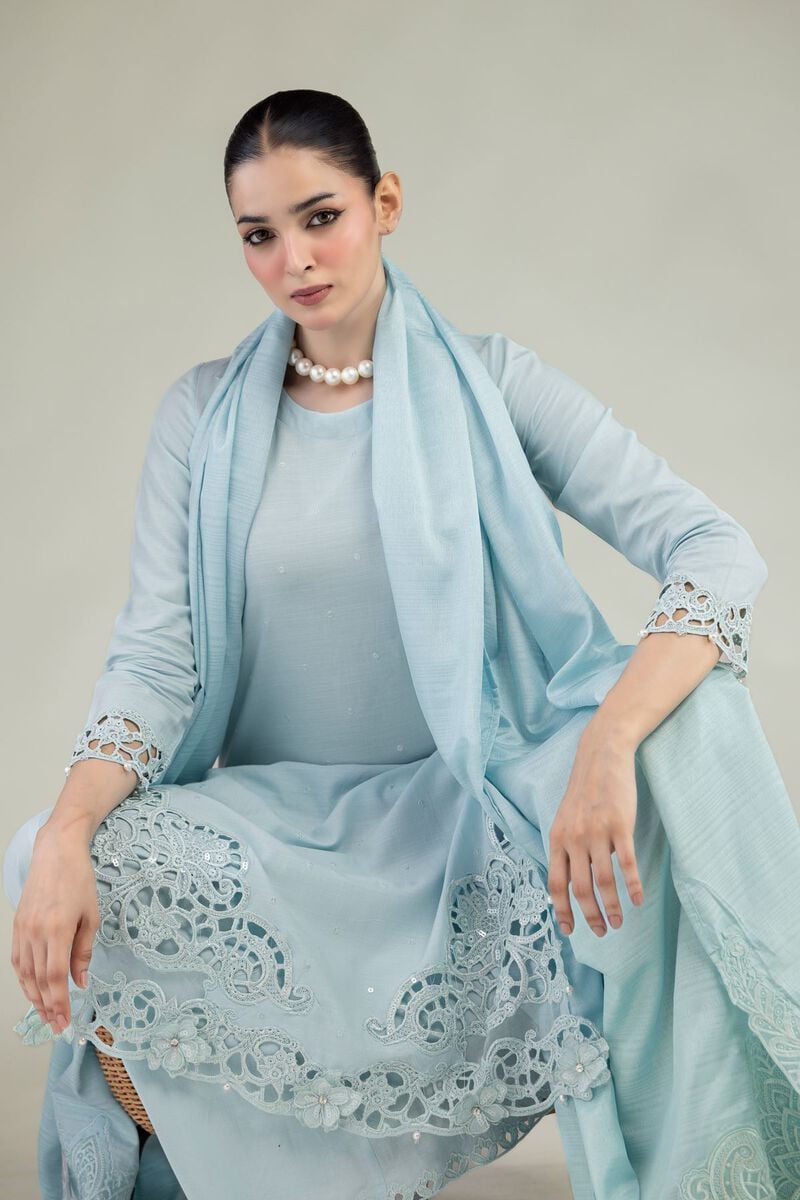 Raw Silk | 3-Piece Co-ord Set | USD 210.00