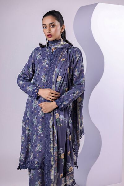 Embroidered | Light Thai Silk | Dupatta | USD 40.00