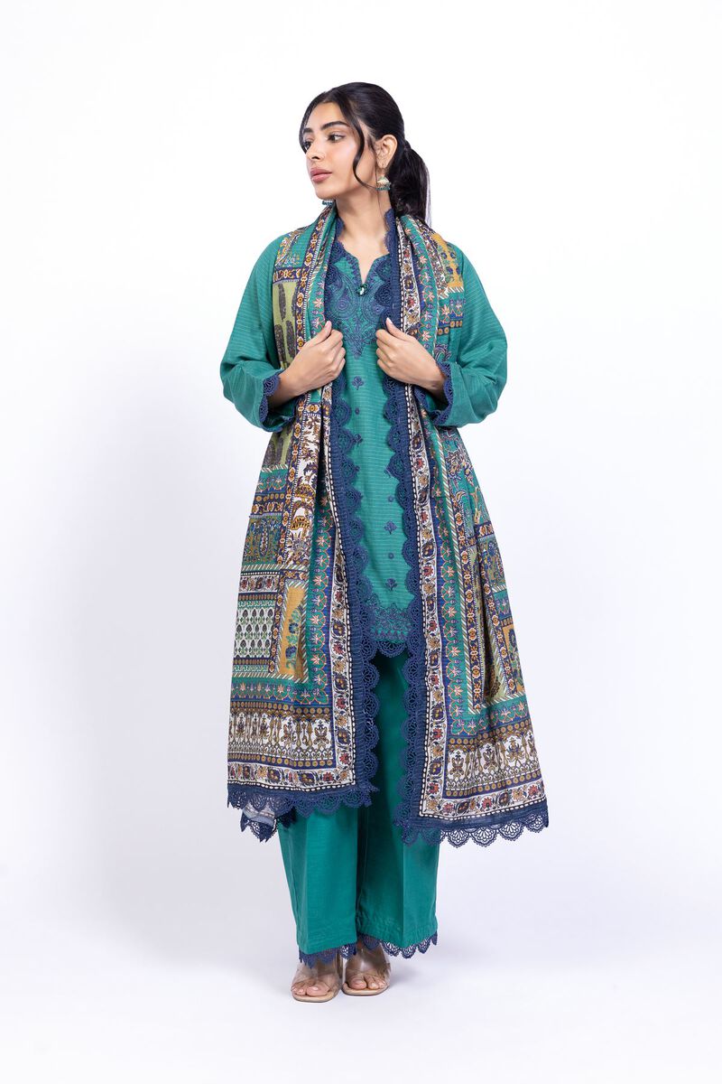 Printed | Textured Cotton | Dupatta | USD 6.60