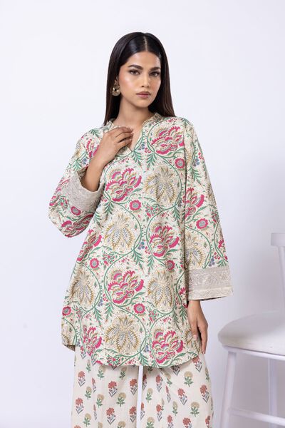 Embroidered | Crosshatch Poplin | Kurta | USD 15.00