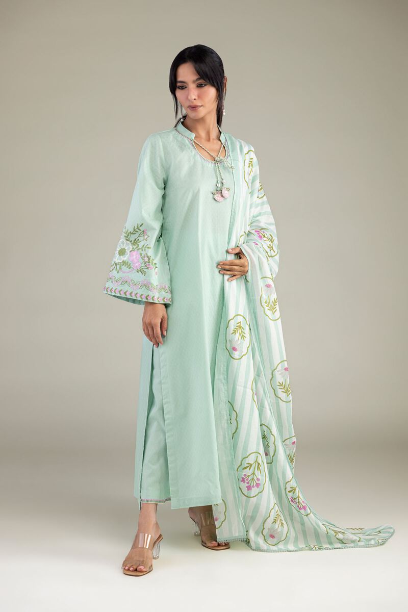 Embroidered | Lawn | Floral Lawn Dupatta | USD 30.00