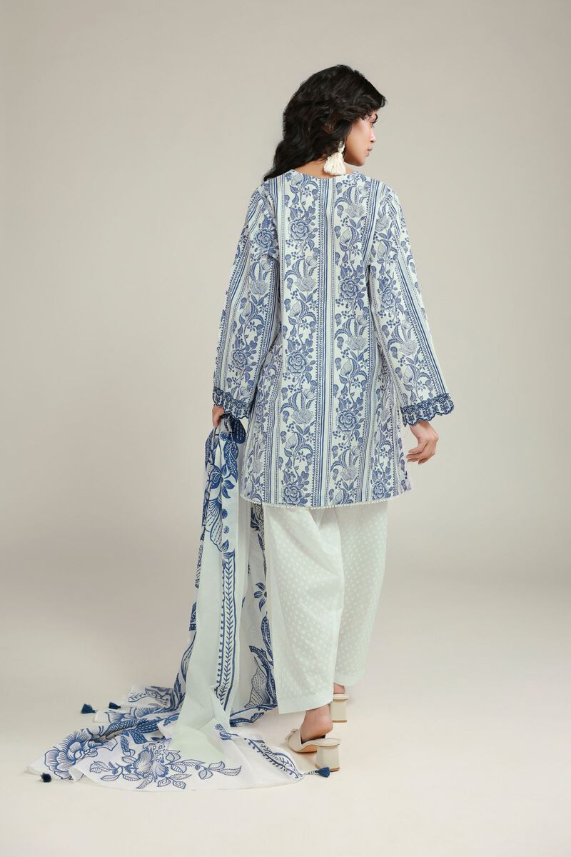 Printed | Lawn | 3-Piece Floral Suit | USD 70.00