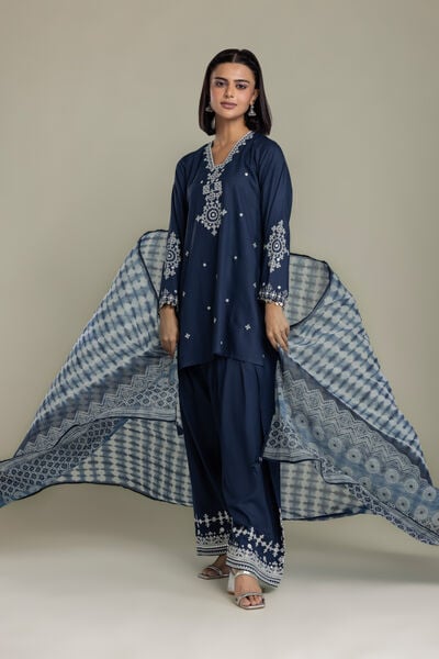 Embroidered | Raw Silk | Silk Tailored 3-Piece | USD 105.00