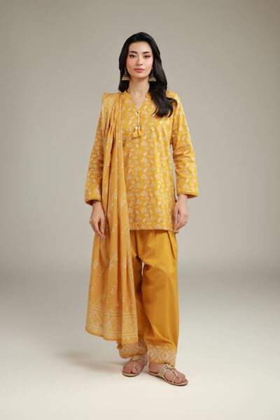 Embroidered | Cambric | Geometric Tapered Shalwar | USD 25.00