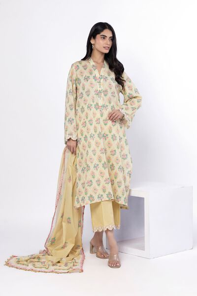 Embroidered | Lawn | Fabrics 3 Piece | USD 40.00
