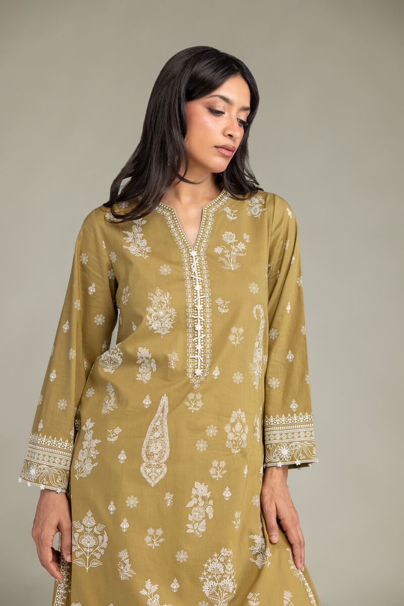 Cambric | Cambric V-Neck Kurta | USD 40.00