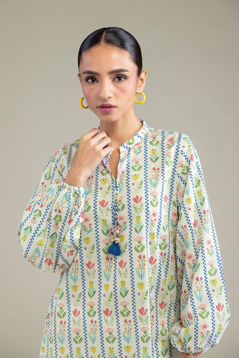 Printed | Cambric | Floral Cambric Kurta | USD 30.00