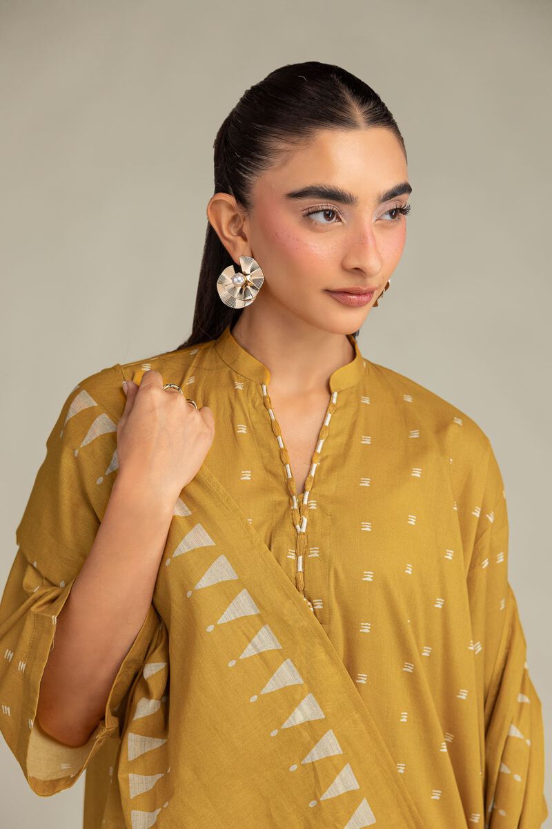Printed | Lawn | Mustard Lawn Dupatta | USD 30.00