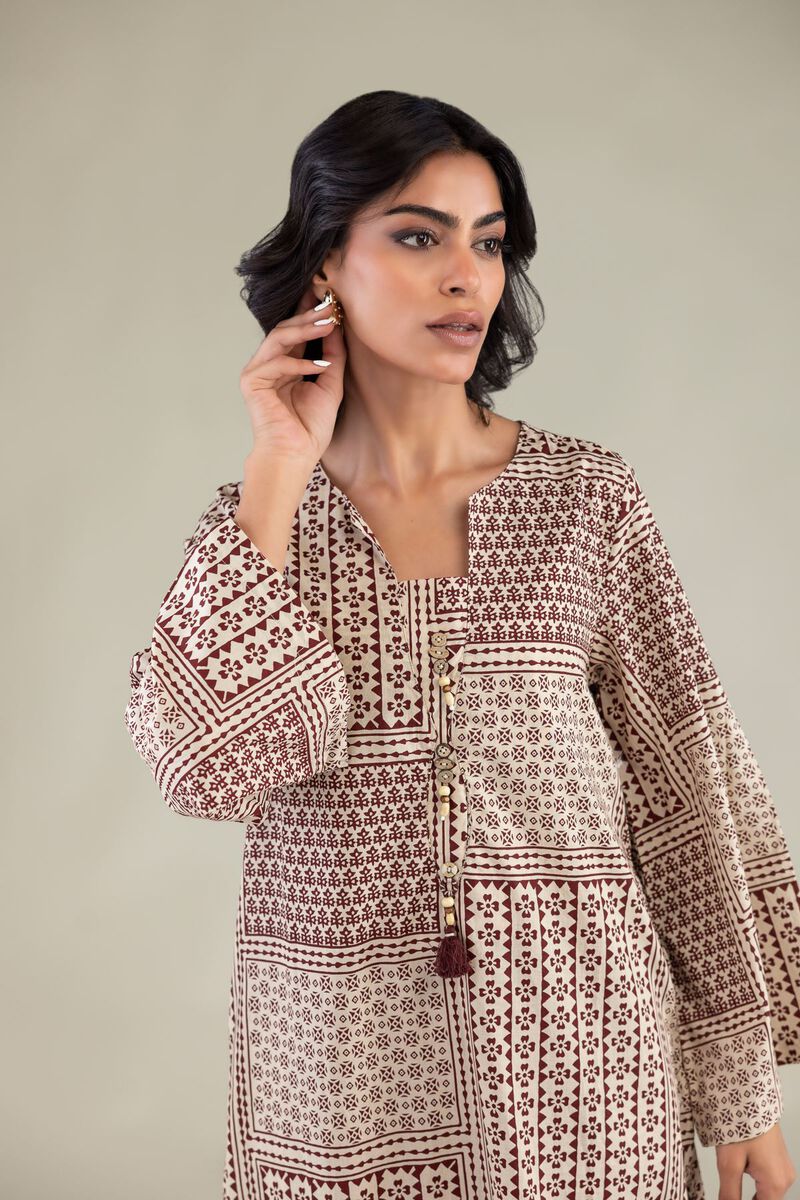 Printed | Cambric | Cambric Longline Kurta | USD 35.00
