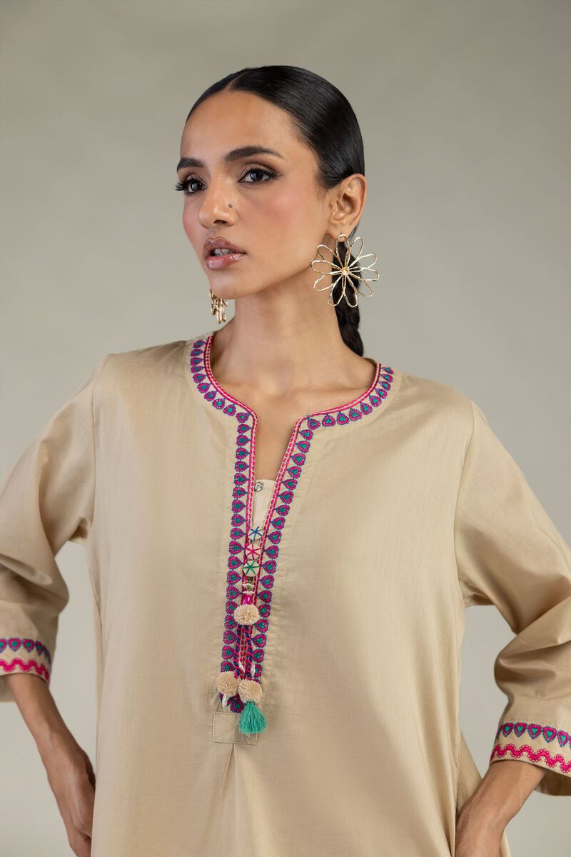 Embroidered | Cambric | Short Cambric Kurta | USD 40.00