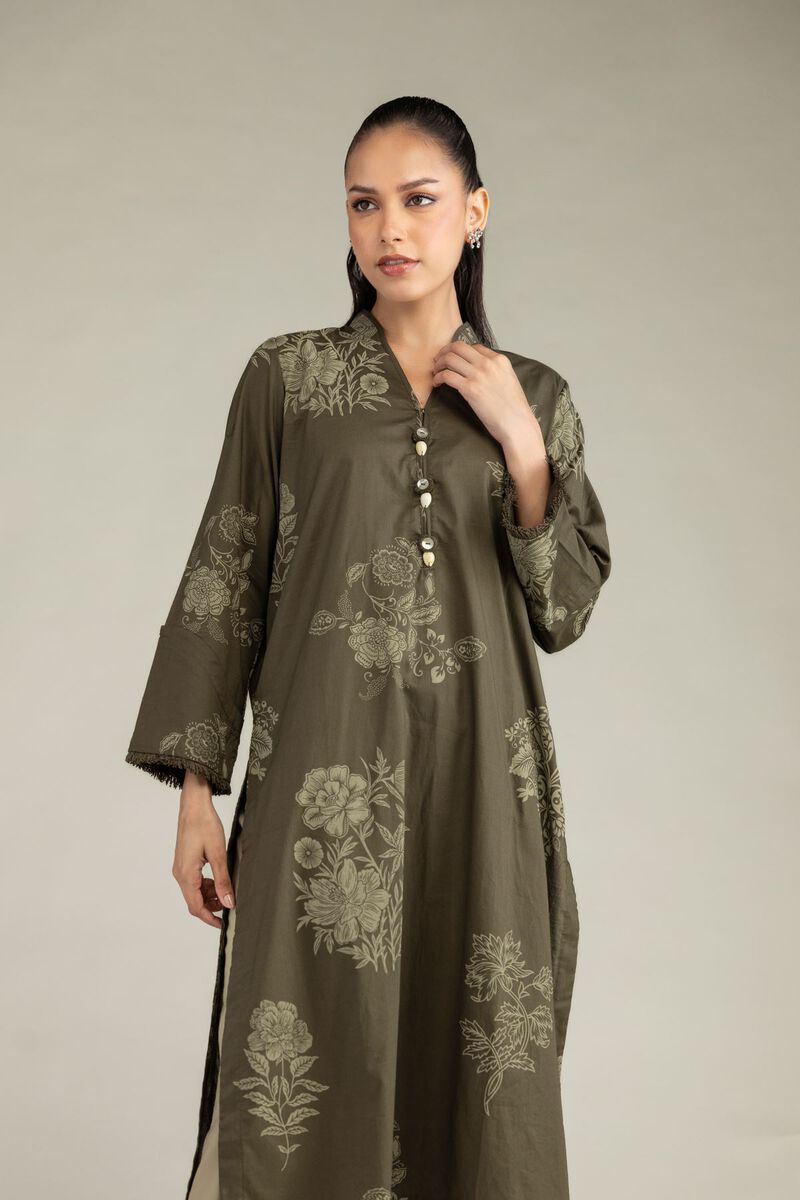 Printed | Cambric | Longline Floral Kurta | USD 35.00
