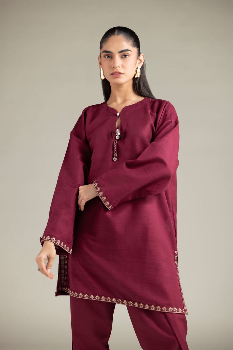 Embroidered | Textured Cotton | Kurta | USD 35.00