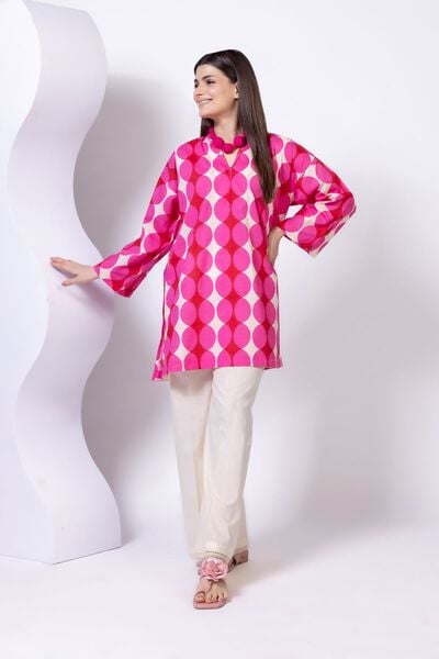 Printed | Crosshatch Poplin | Pants | USD 7.50