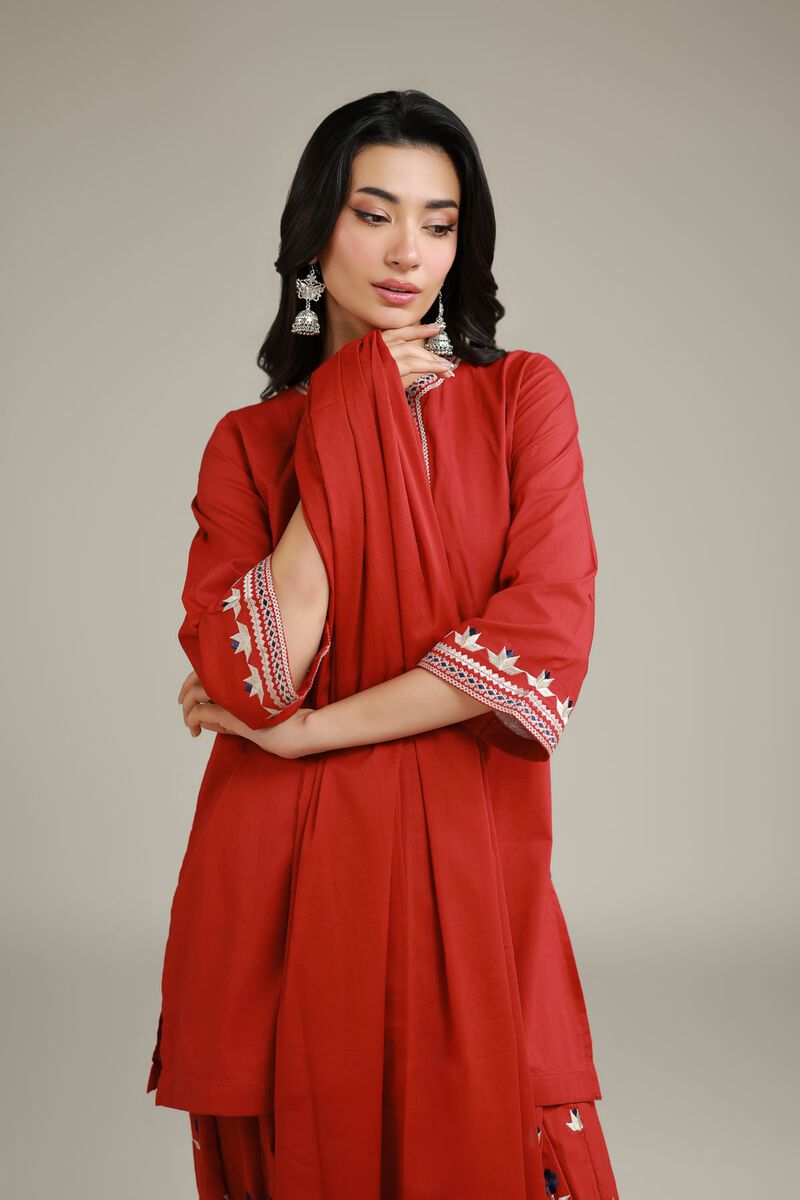 Embroidered | Lawn | Solid Lawn Dupatta | USD 25.00