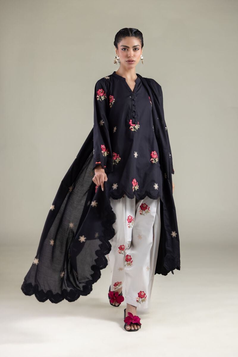 Embroidered | Textured Cotton | Dupatta | USD 30.00