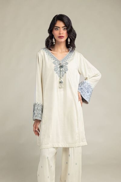 Embroidered | Raw Silk | Kurta | USD 60.00
