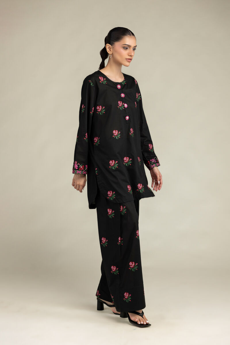 Embroidered | Cambric | Black Cambric Shalwar | USD 35.00