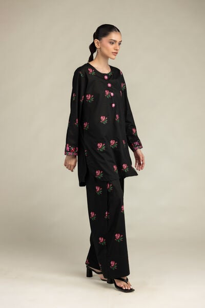 Embroidered | Cambric | Black Cambric Shalwar | USD 35.00