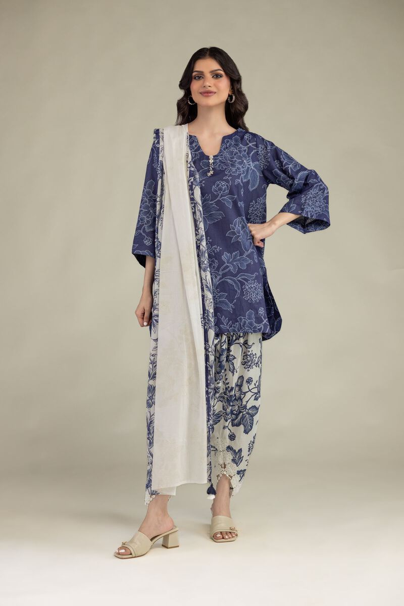 Embroidered | Lawn | Floral Lawn Kurta | USD 30.00