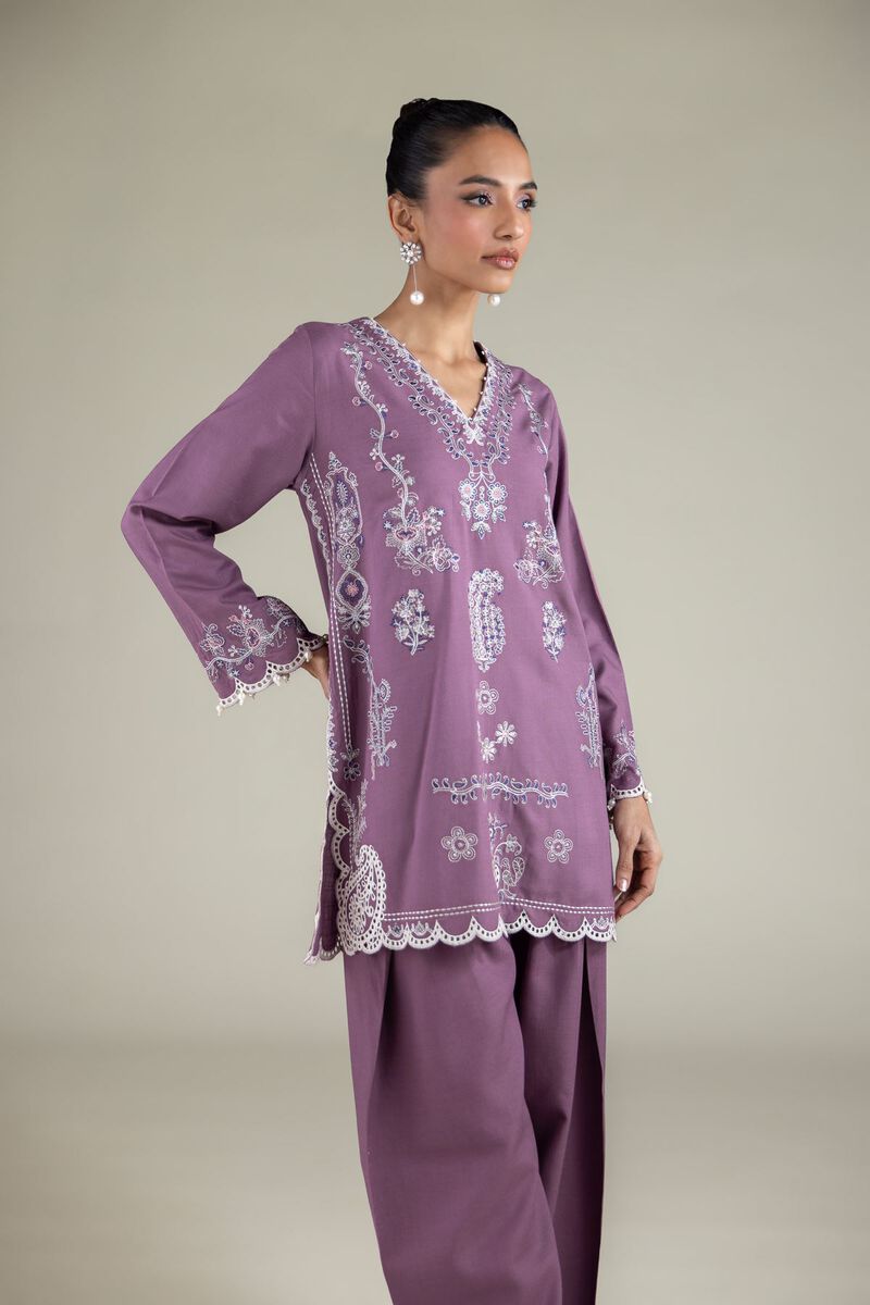 Embroidered | Raw Silk | Kurta | USD 65.00