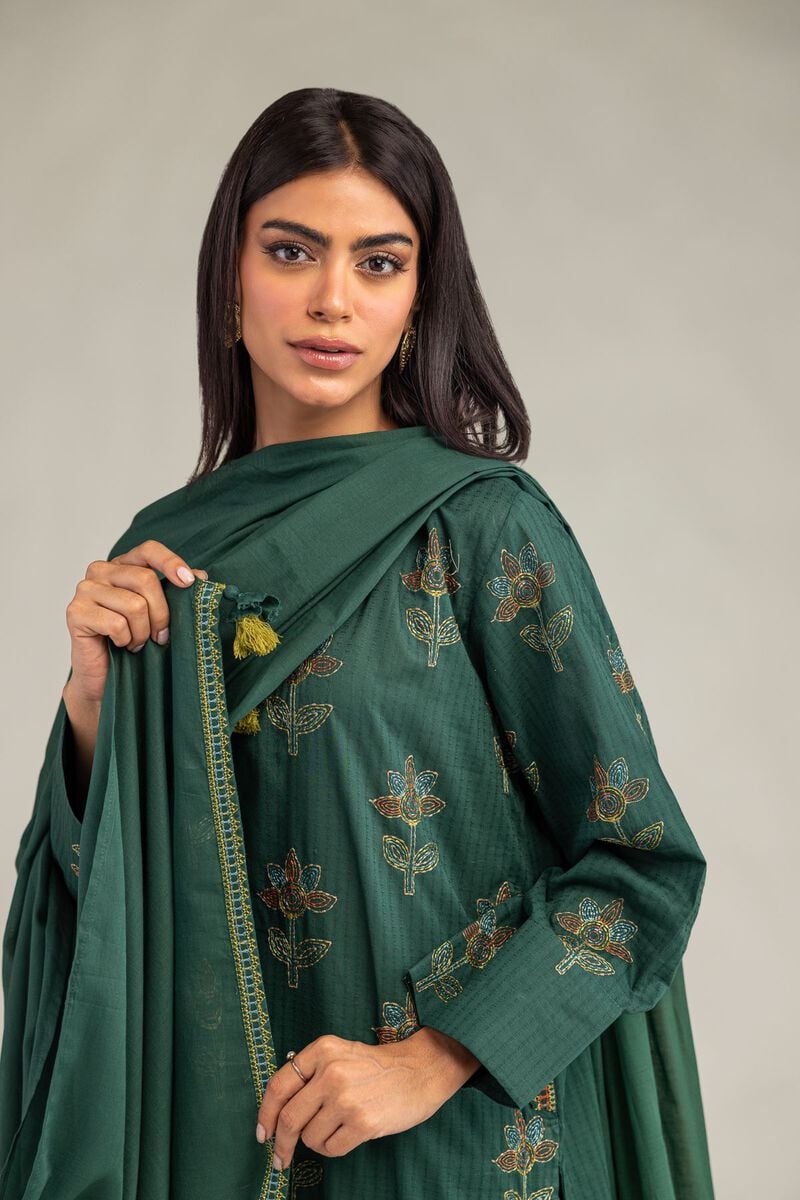 Embroidered | Lawn | Floral Lawn Dupatta | USD 30.00