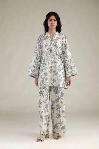 Embroidered | Cambric | Floral Summer Pants | USD 30.00
