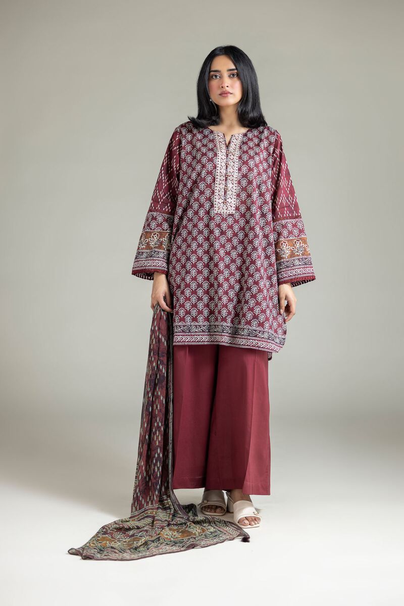 Embroidered | Lawn | Three-Piece Lawn Suit | USD 65.00