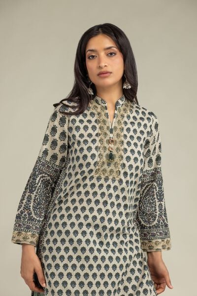 Embroidered | Cambric | Printed Cambric Kurta | USD 35.00