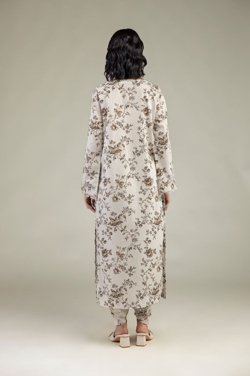 Embroidered | Cambric | Floral Cambric Kurta | USD 30.00