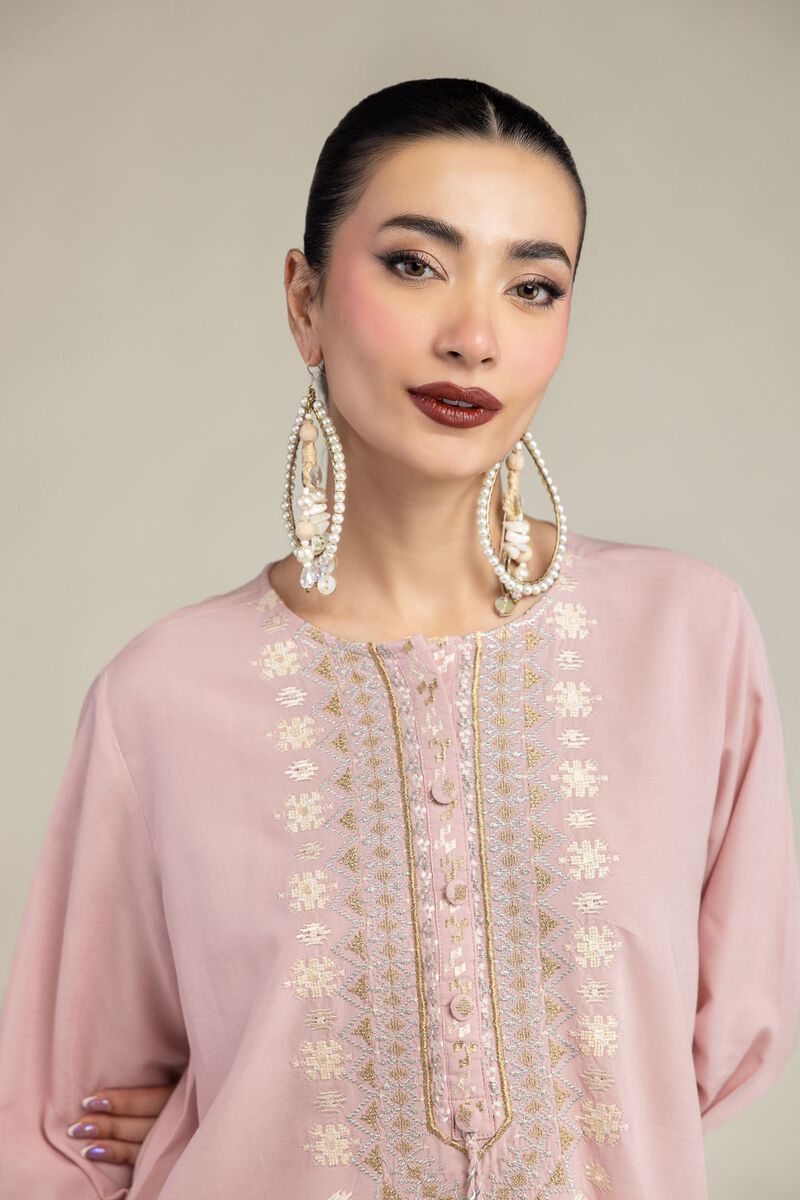 Embroidered | Raw Silk | Short Silk Kurta | USD 45.00