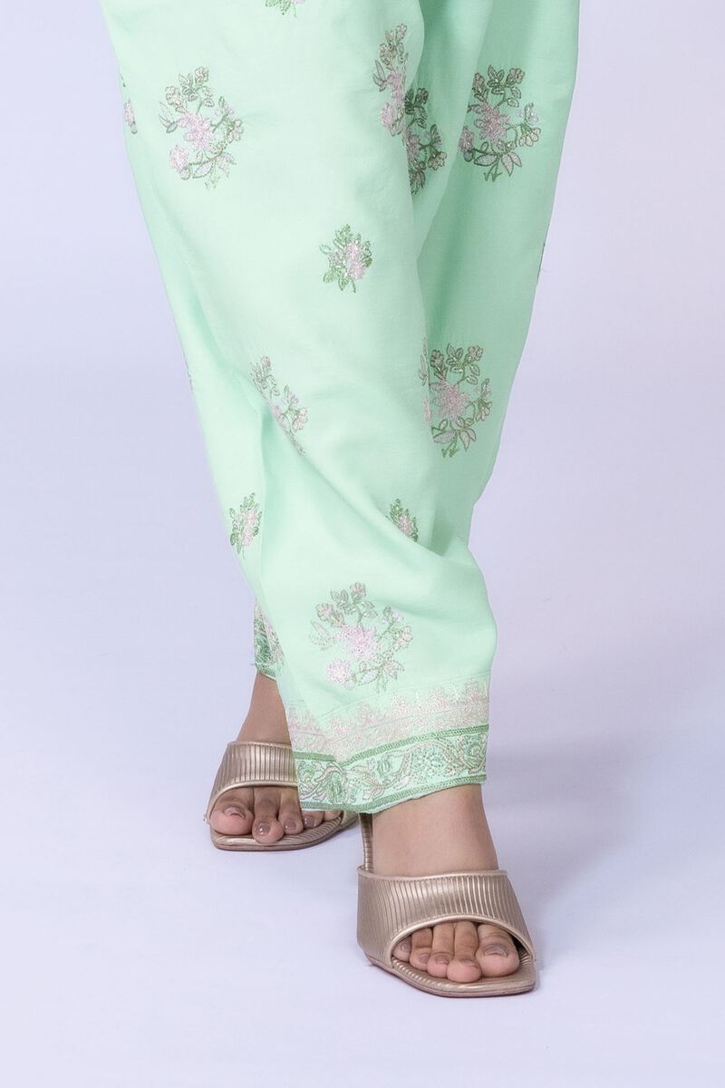 Embroidered | Russian Raw Silk | Shalwar | USD 15.00
