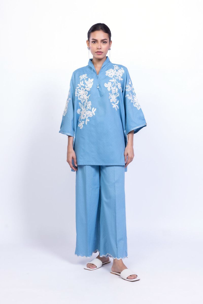 Embroidered | Cotton Dobby | Pants | USD 20.00