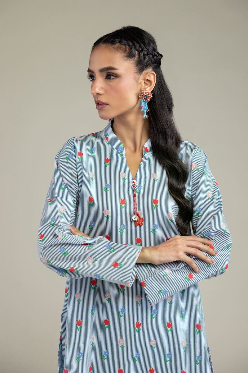 Printed | Cambric | Short Cambric Kurta | USD 30.00