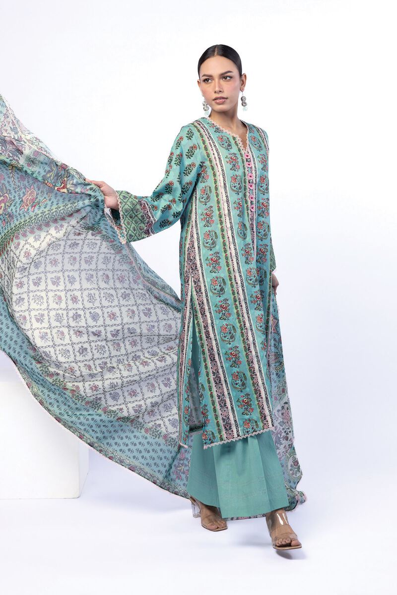 Printed | Broshia | Tailored 3 Piece | USD 39.00