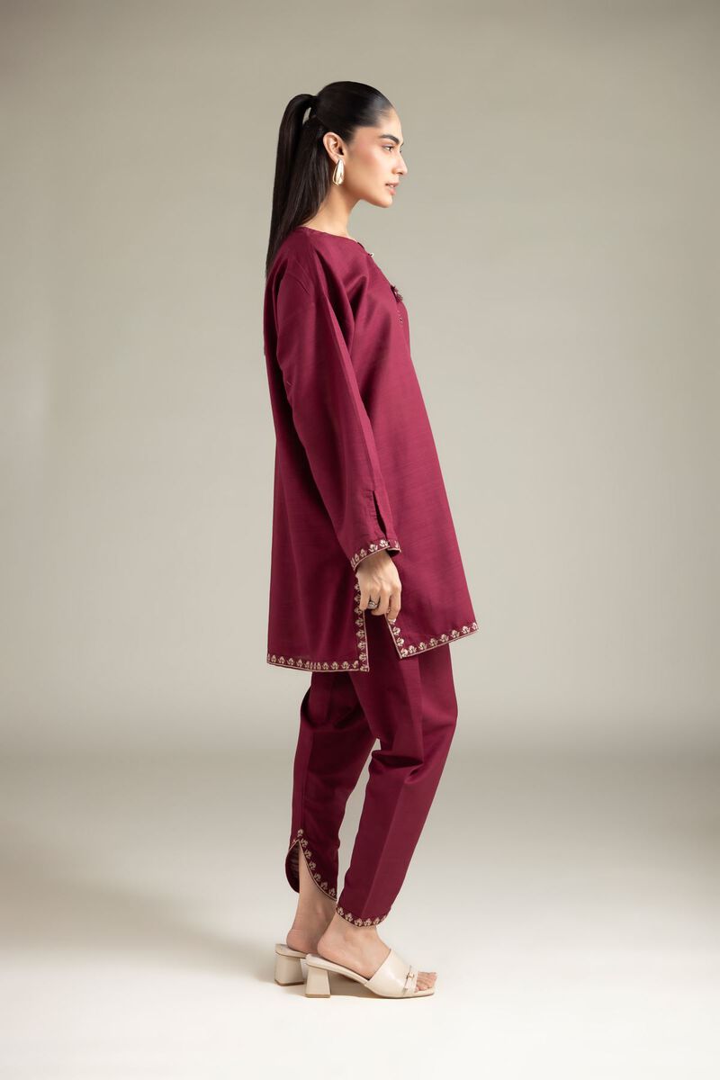 Embroidered | Textured Cotton | Kurta | USD 35.00
