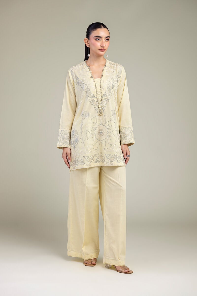 Embroidered | Raw Silk | Silk Floral Kurta | USD 60.00
