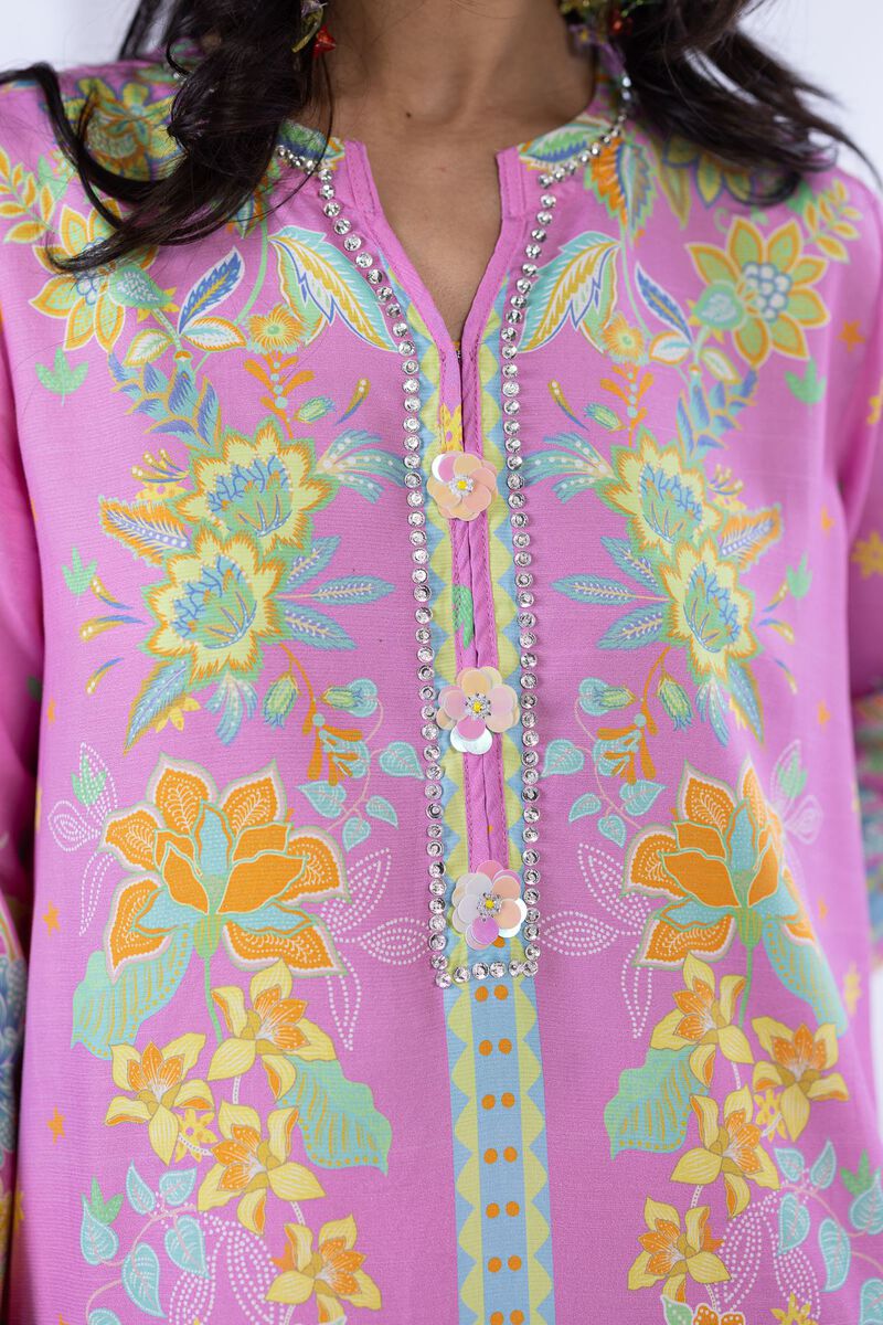 Printed | Thai Silk | Kurta | USD 50.00