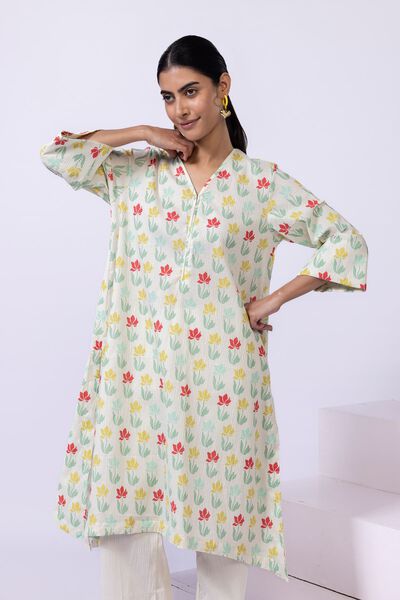 Printed | Ripple Crinkle | Kurta | USD 12.50