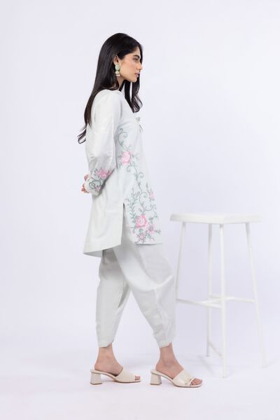 Dyed | Raw Silk | Pants | USD 20.00