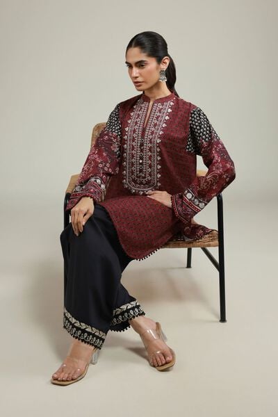 Embroidered | Messuri | Tailored 2 Piece | Top and Bottom | USD 55.00