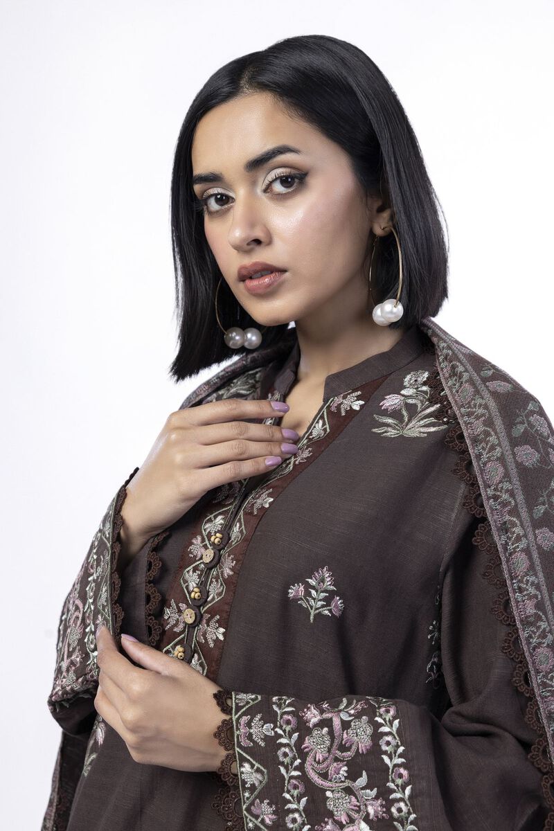 Embroidered | Khaddar | Tailored 3 Piece | USD 70.00