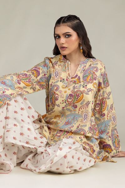 Printed | Cambric | Short Cambric Kurta | USD 25.00
