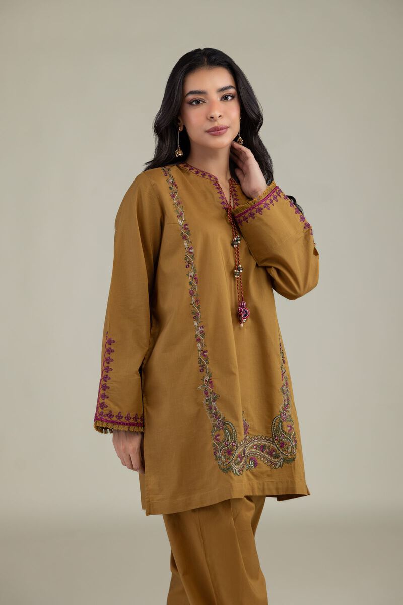 Embroidered | Cambric | Floral Cambric Kurta | USD 40.00