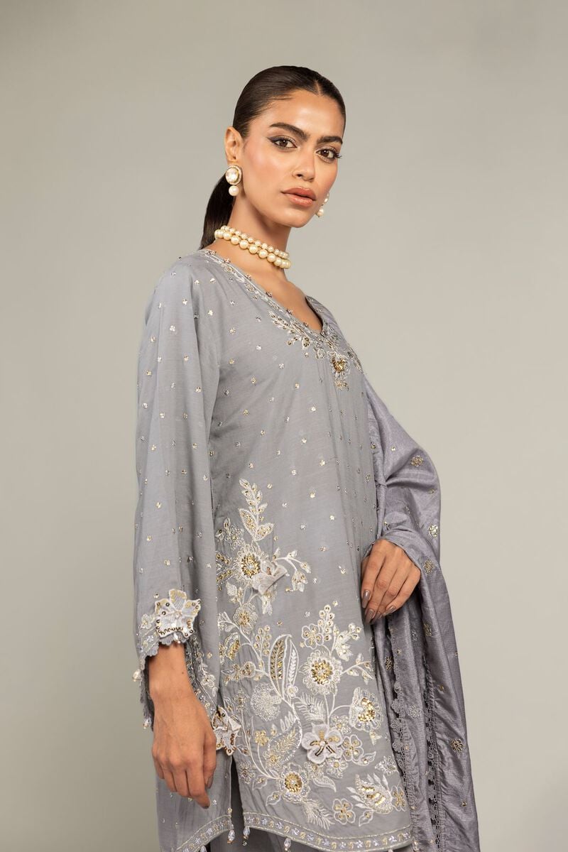 Raw Silk | 3-Piece Co-ord Set | USD 155.00