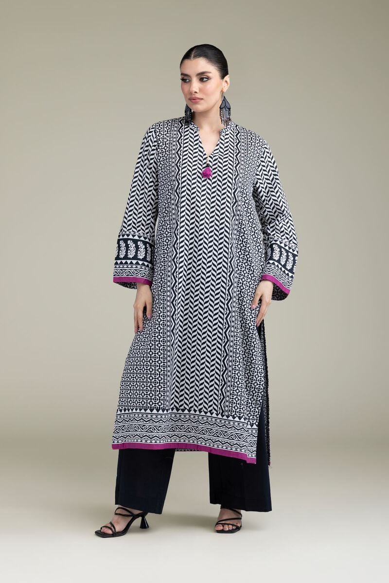 Printed | Cambric | Long Cambric Kurta | USD 30.00