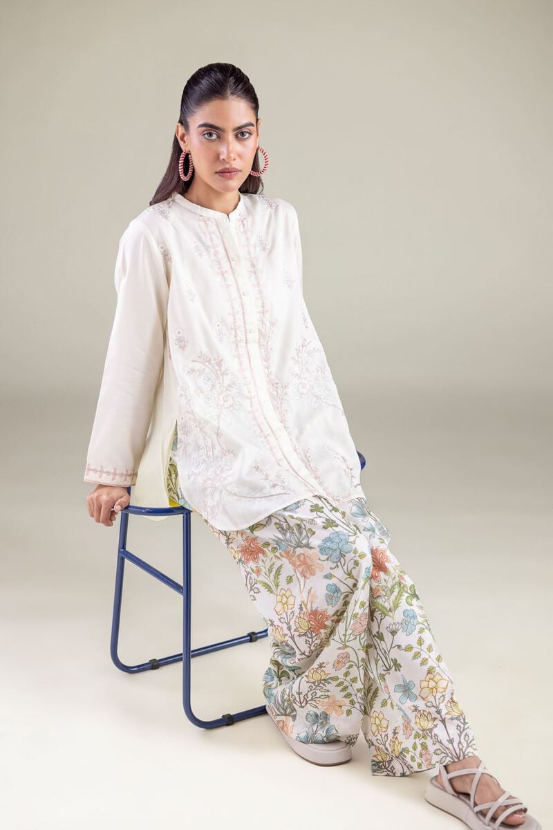 Embroidered | Textured Weave | Tunic | USD 40.00