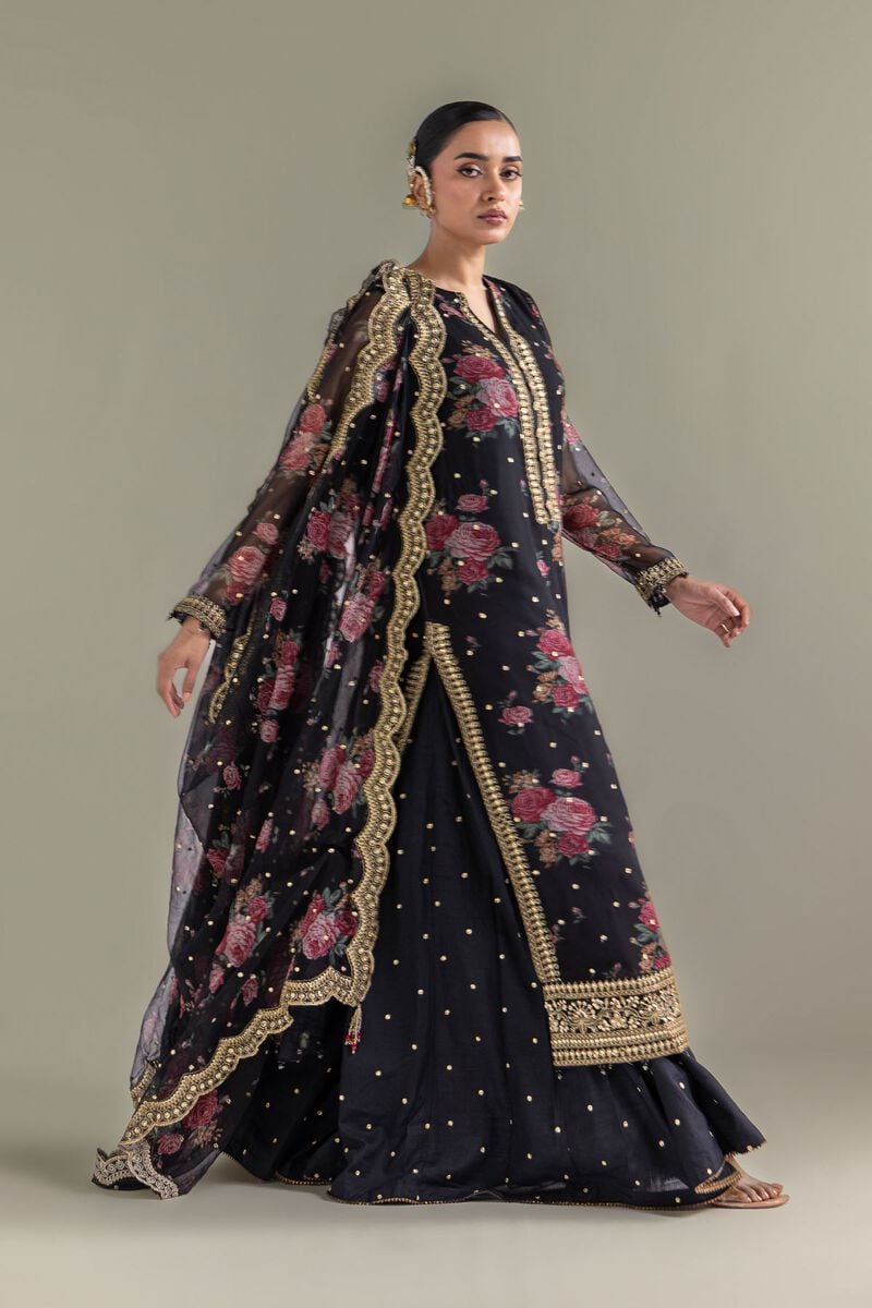 Embroidered | Chiffon | Floral 3-Piece Set | USD 180.00