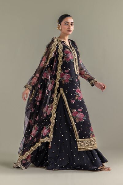 Embroidered | Chiffon | Floral 3-Piece Set | USD 180.00