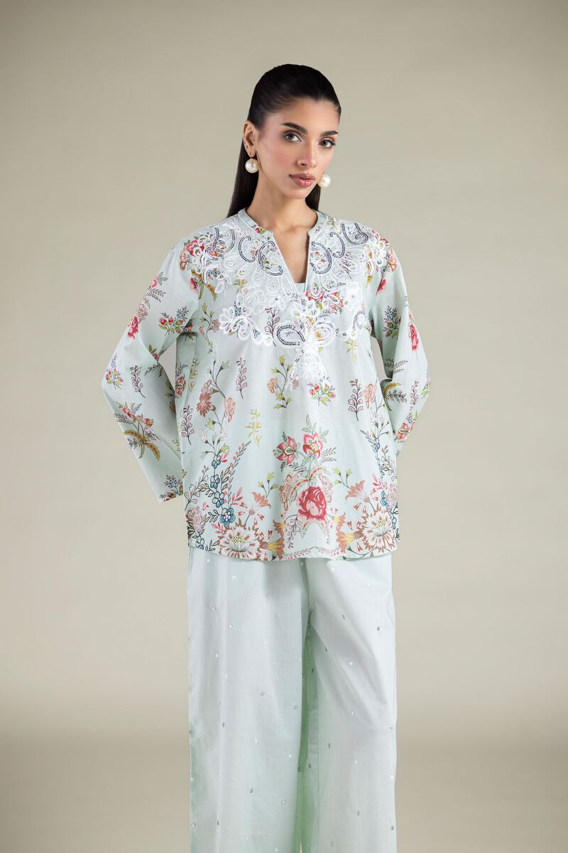 Embroidered | Cambric | Tunic | USD 35.00